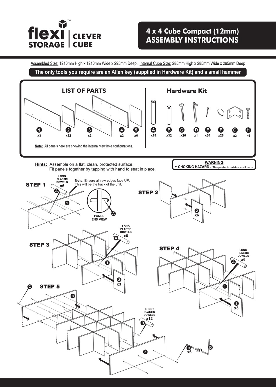 FLEXI STORAGE CLEVER CUBE ASSEMBLY INSTRUCTIONS Pdf Download ManualsLib