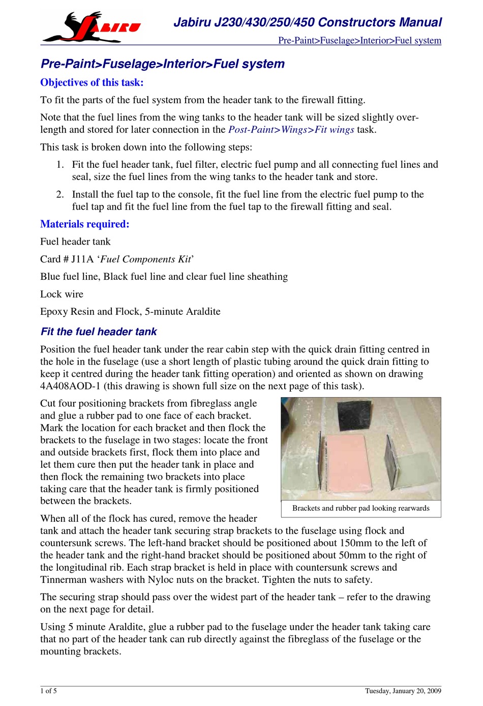 JABIRU J230 2009 CONSTRUCTORS MANUAL Pdf Download ManualsLib