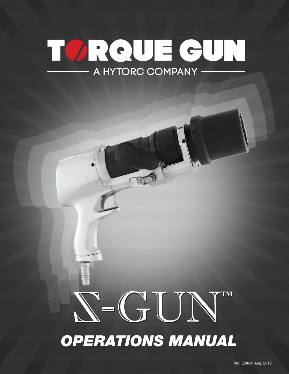 HYTORC TORQUE GUN ZGUNA.75 OPERATION MANUAL Pdf Download ManualsLib