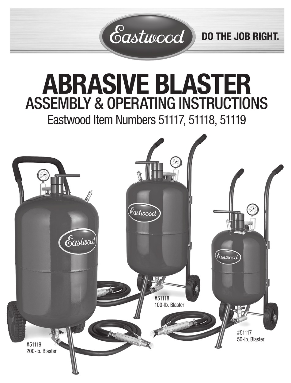 EASTWOOD 51117 ASSEMBLY & OPERATING INSTRUCTIONS Pdf Download ManualsLib