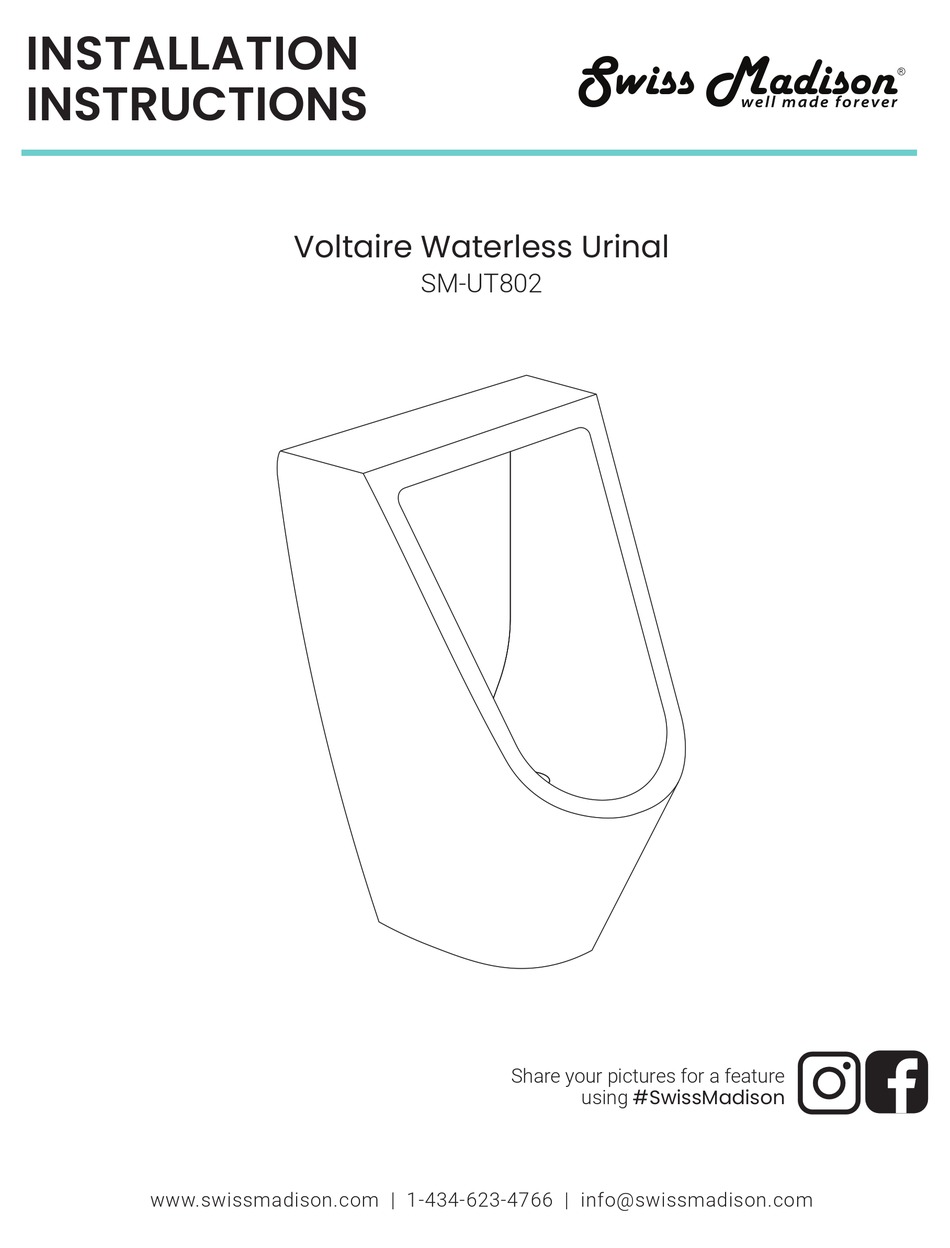 SWISS MADISON SMUT802 INSTALLATION INSTRUCTIONS MANUAL Pdf Download