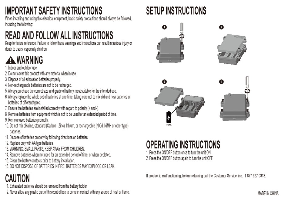 HOME ACCENTS L6020003WU01 QUICK START MANUAL Pdf Download ManualsLib