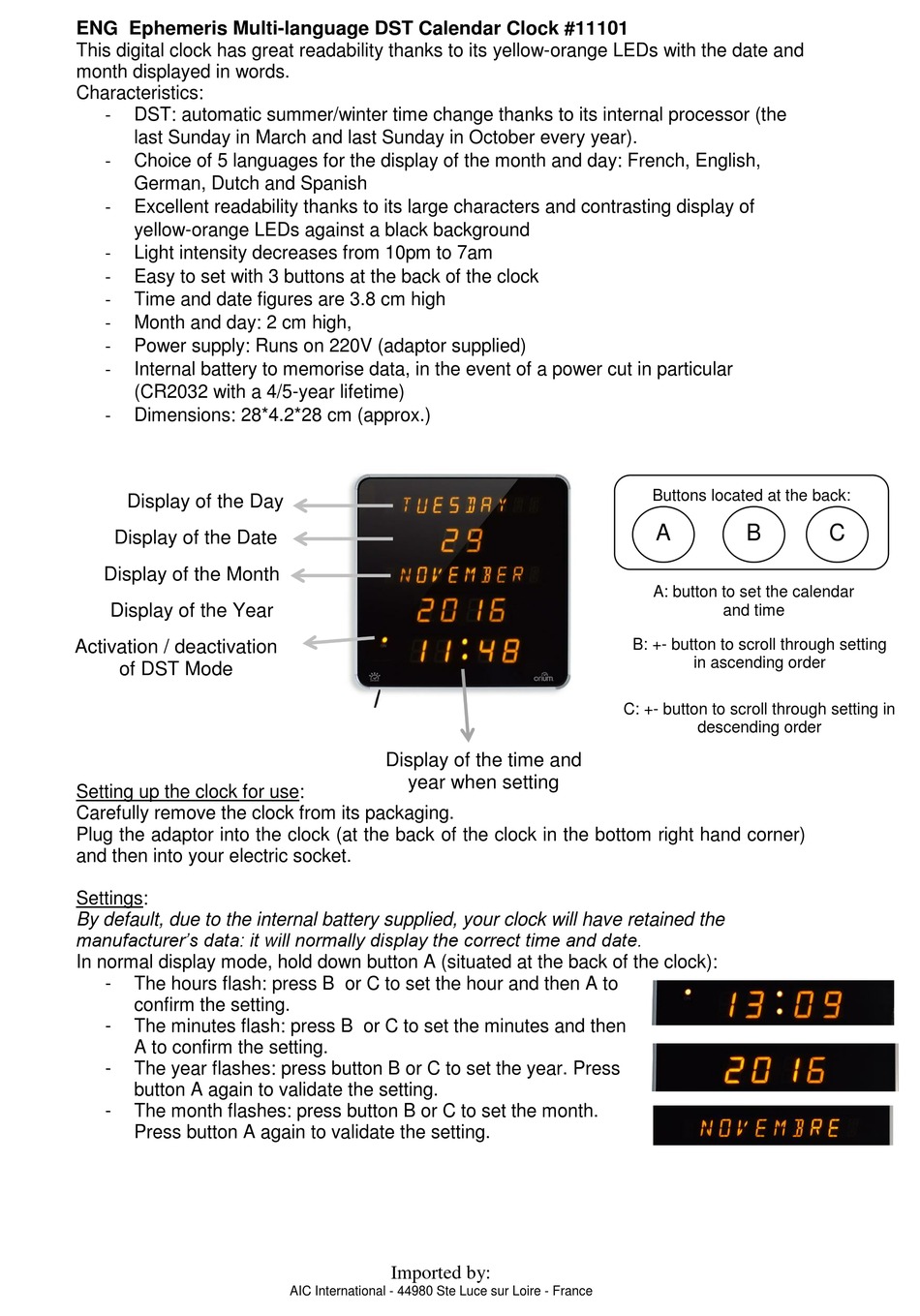 AIC 11101 QUICK START MANUAL Pdf Download | ManualsLib