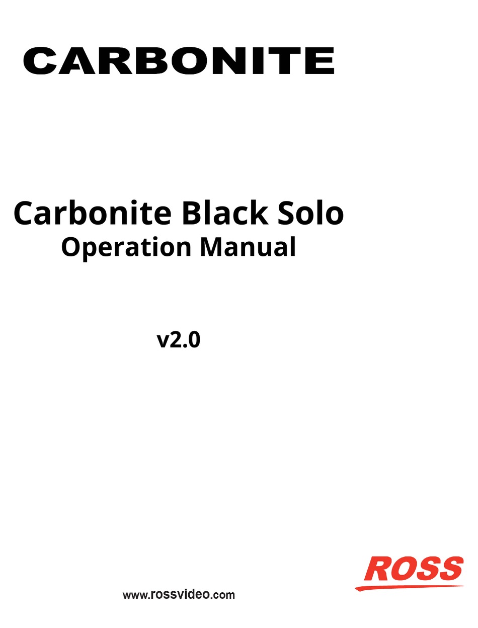 ross carbonite solo 13