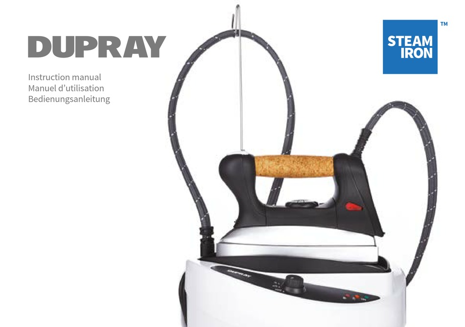 DUPRAY STEAM IRON INSTRUCTION MANUAL Pdf Download ManualsLib