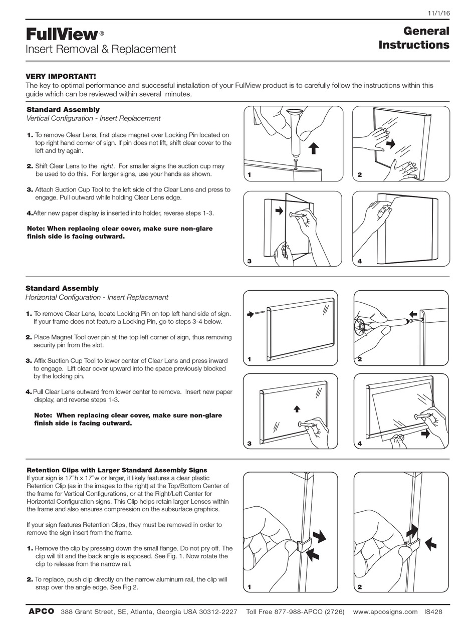 APCO FULLVIEW GENERAL INSTRUCTIONS Pdf Download | ManualsLib