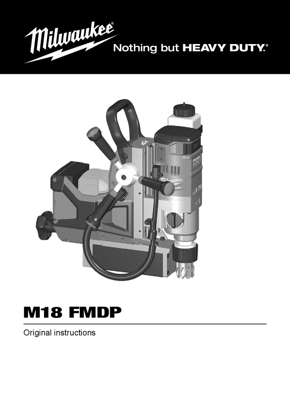 MILWAUKEE M18 FMDP ORIGINAL INSTRUCTIONS MANUAL Pdf Download ManualsLib
