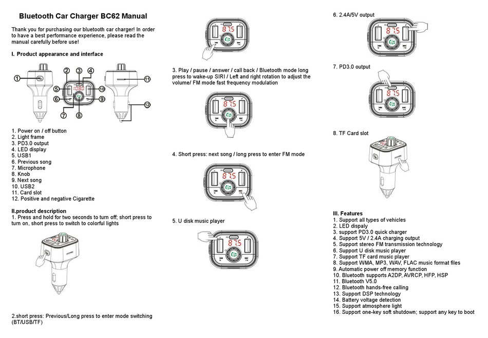 GLOBAL SOURCES BC62 MANUAL Pdf Download | ManualsLib