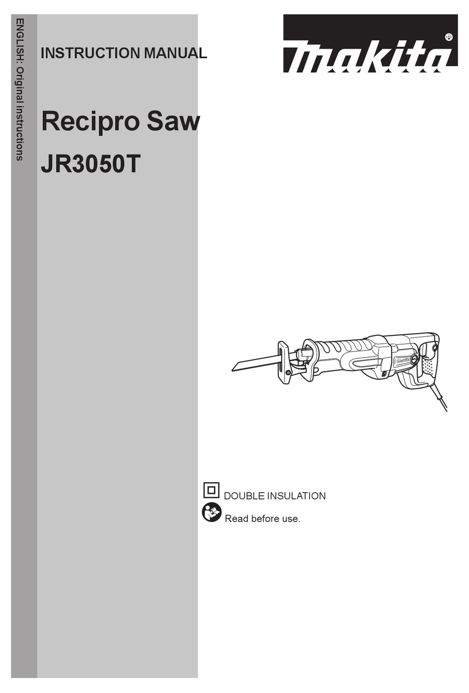 MAKITA JR3050T INSTRUCTION MANUAL Pdf Download ManualsLib
