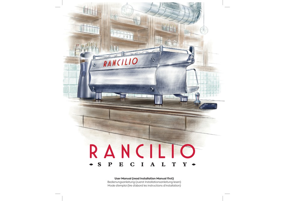 RANCILIO SPECIALTY USER MANUAL Pdf Download ManualsLib