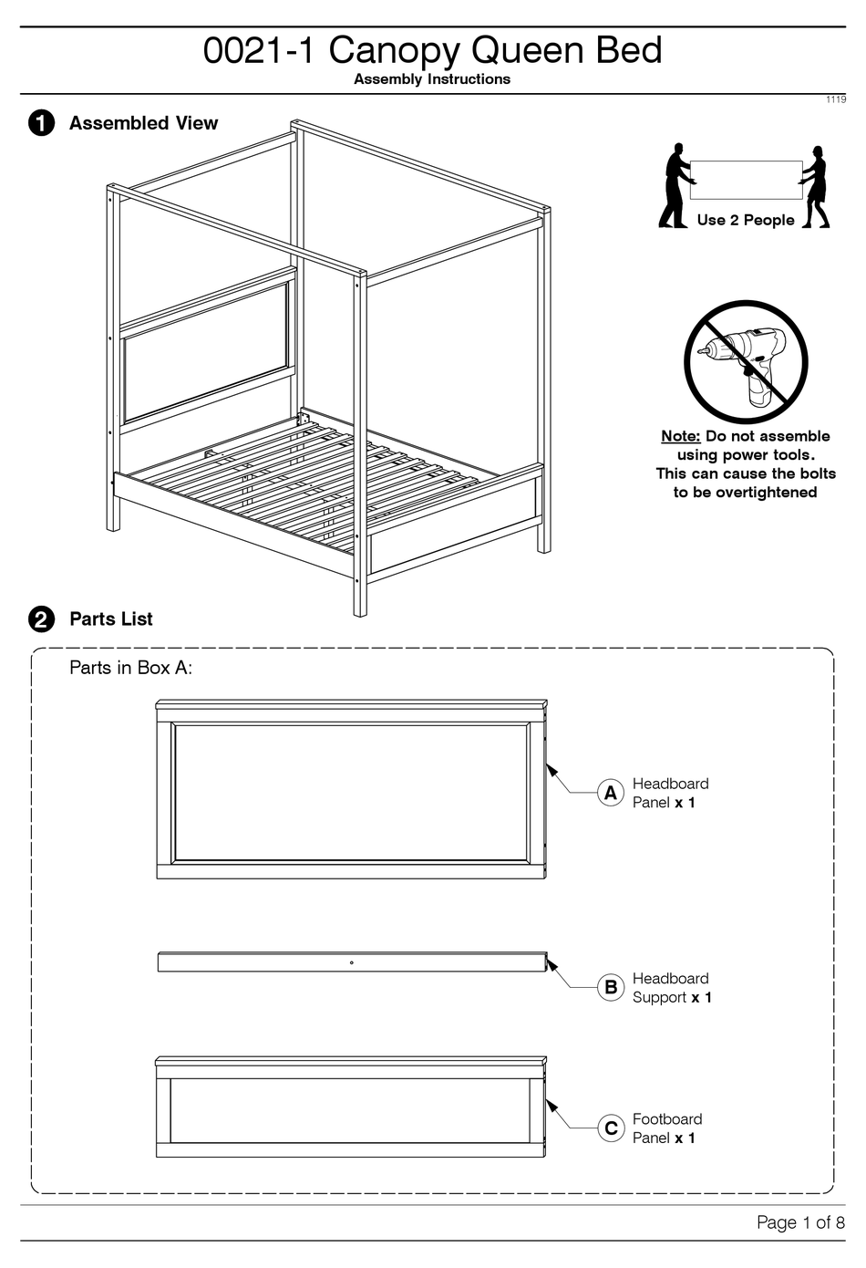 CANOPY 00211 ASSEMBLY INSTRUCTIONS MANUAL Pdf Download ManualsLib