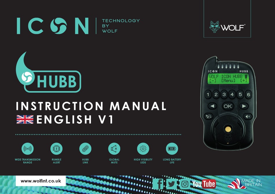WOLF ICON HUBB INSTRUCTION MANUAL Pdf Download