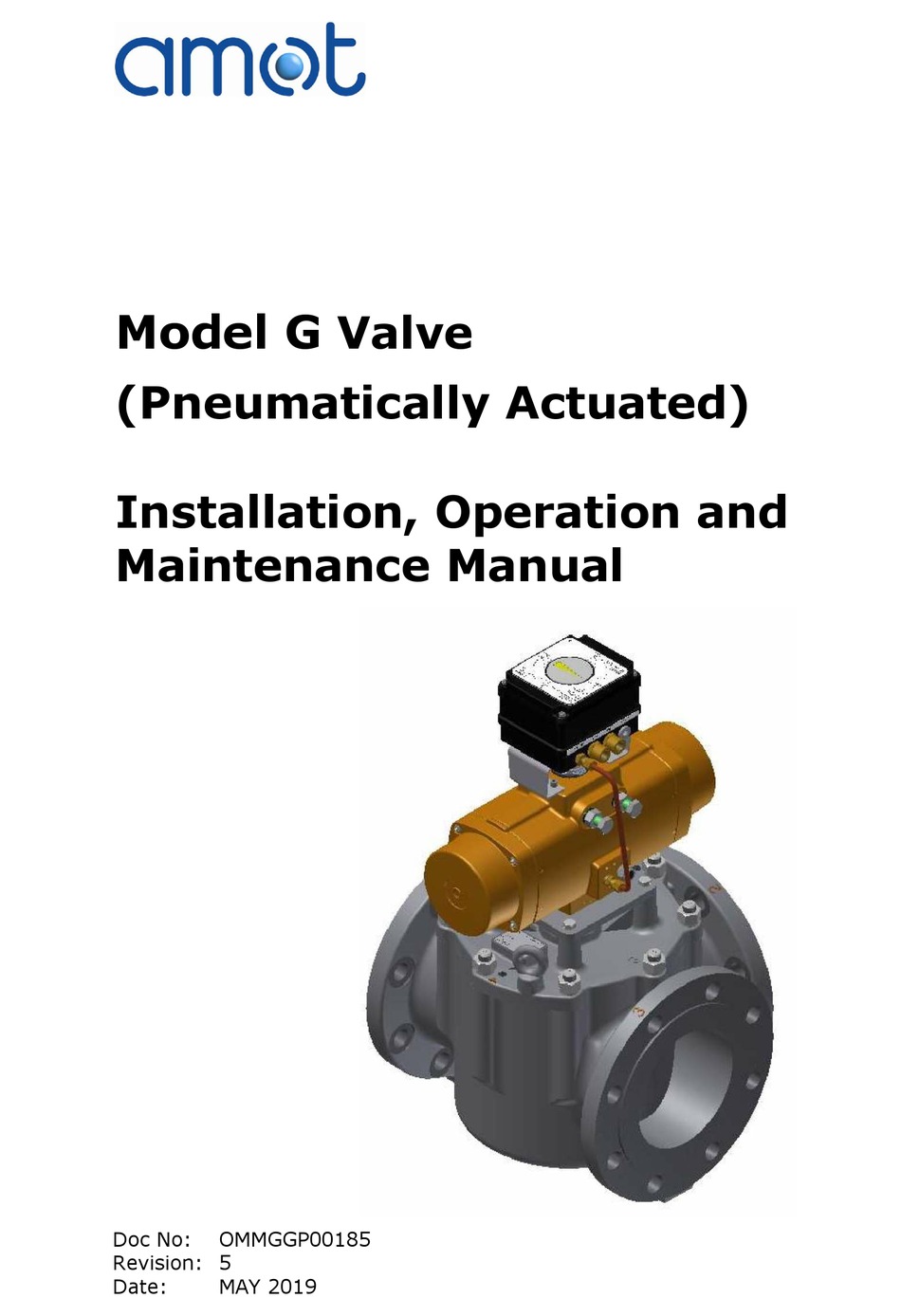 AMOT G SERIES INSTALLATION, OPERATION AND MAINTENANCE MANUAL Pdf ...