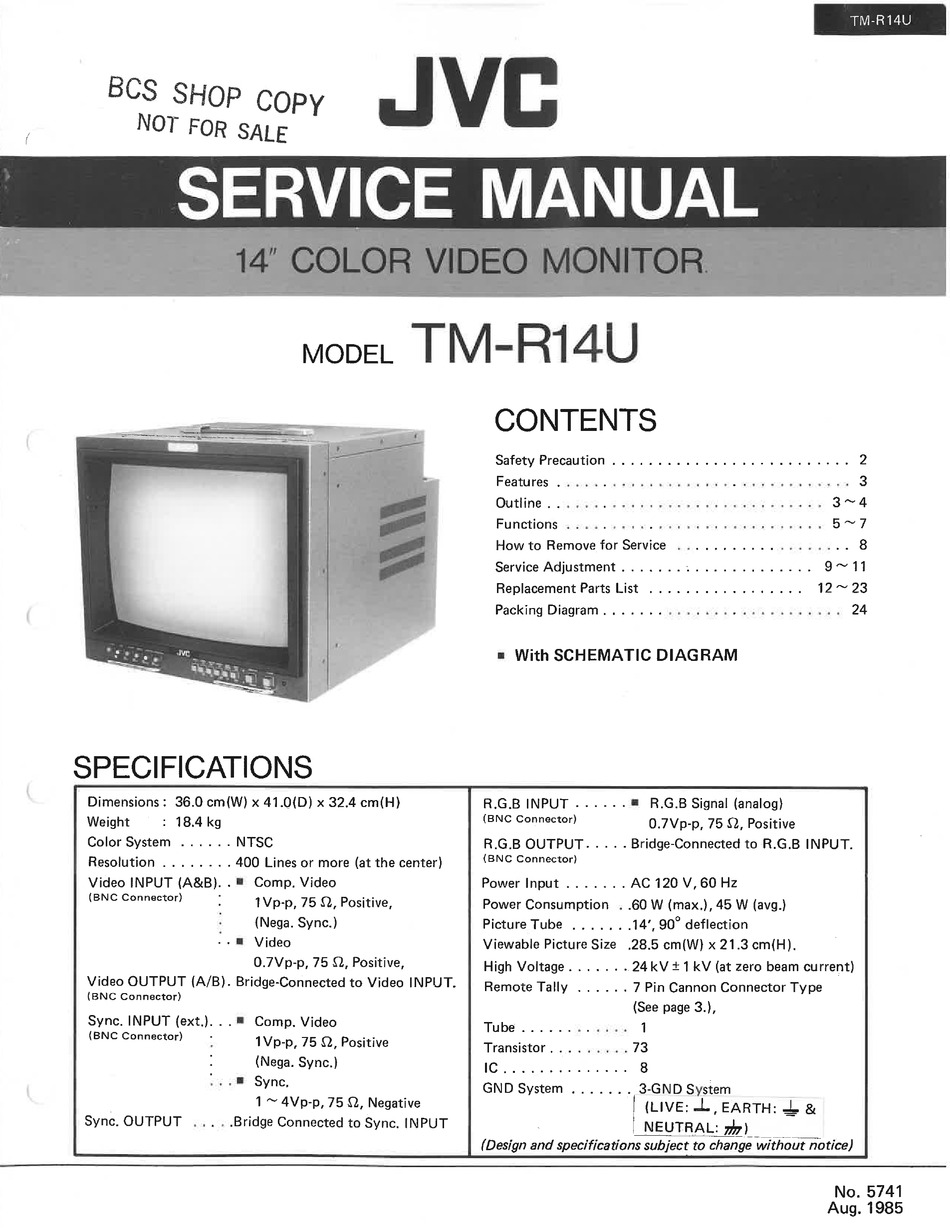 JVC TMR14U SERVICE MANUAL Pdf Download ManualsLib