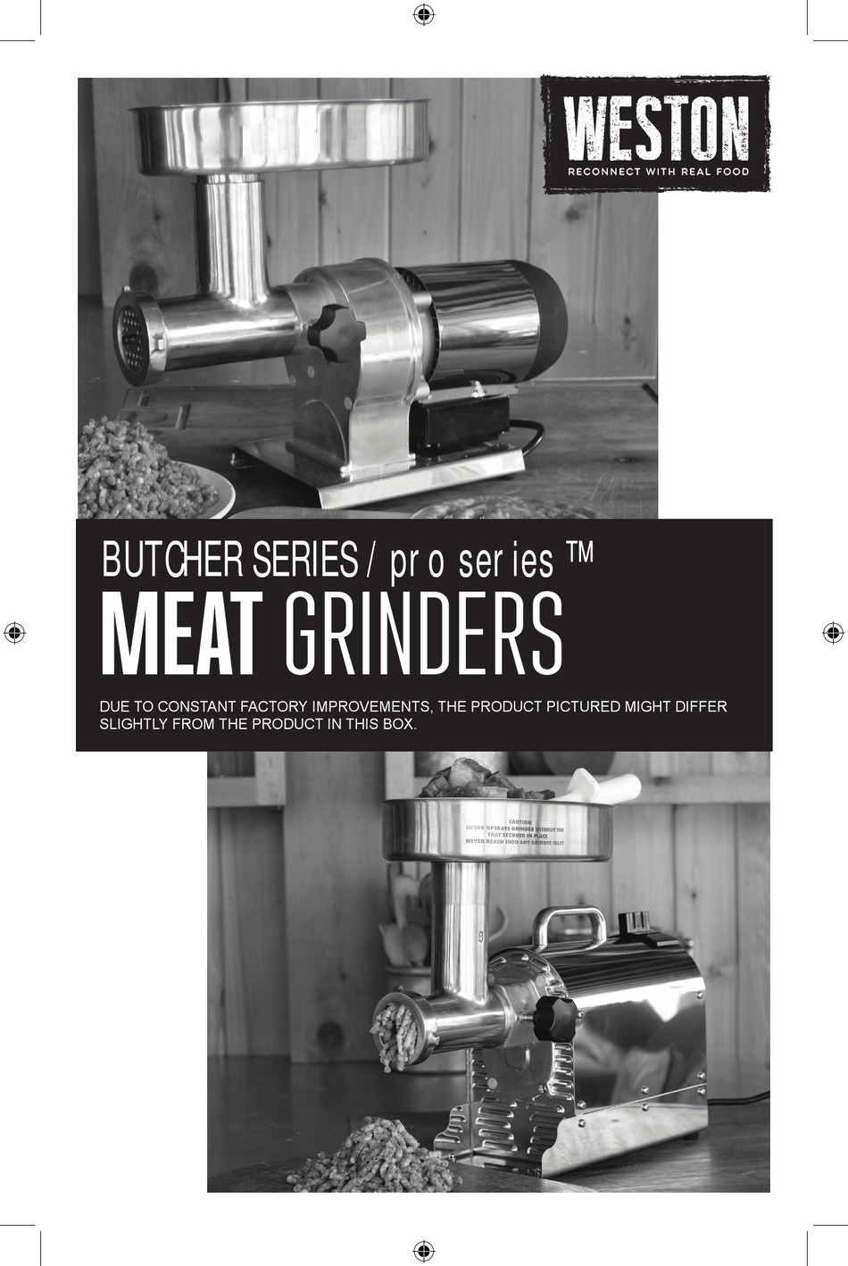 WESTON BUTCHER SERIES INSTRUCTIONS MANUAL Pdf Download ManualsLib