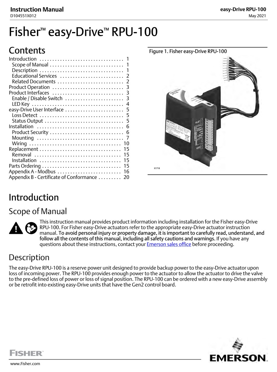 emerson-fisher-easy-drive-rpu-100-instruction-manual-pdf-download-manualslib