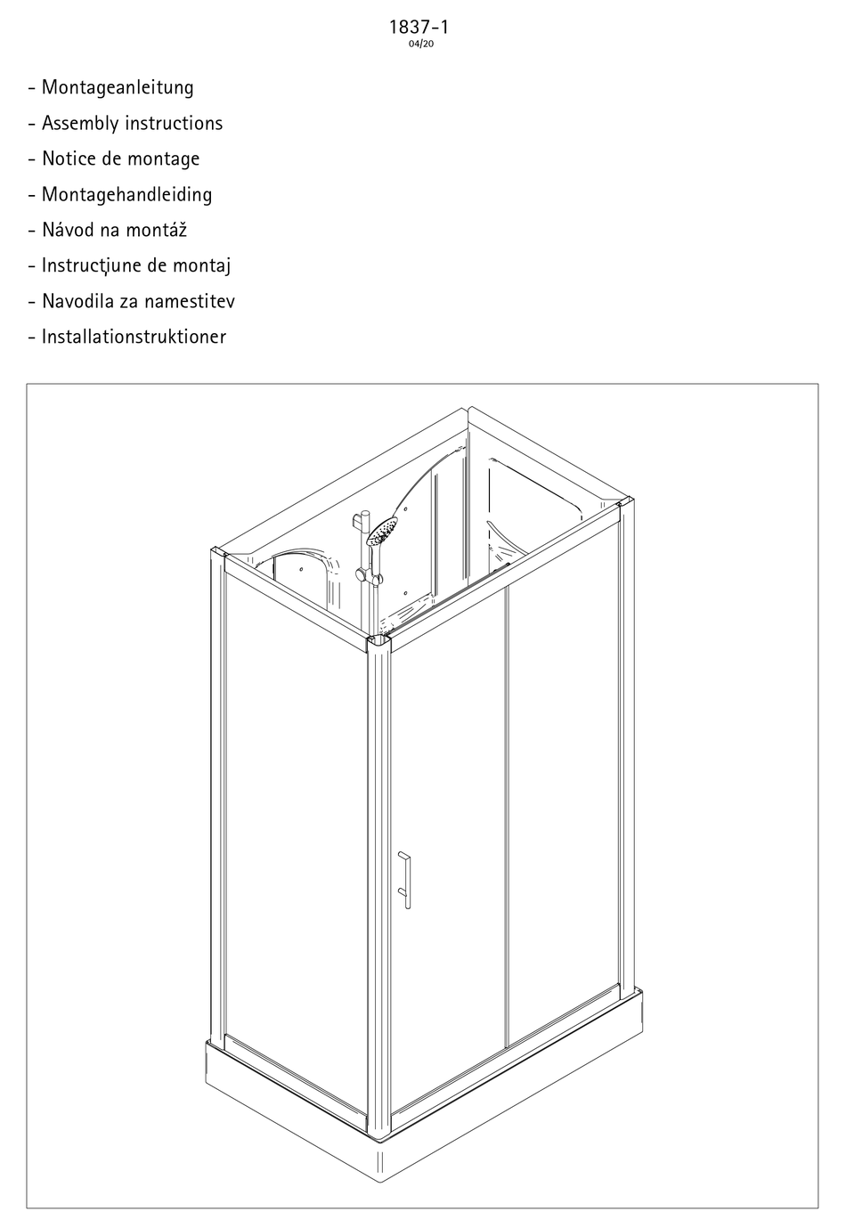 HORNBACH 18371 ASSEMBLY INSTRUCTIONS MANUAL Pdf Download ManualsLib