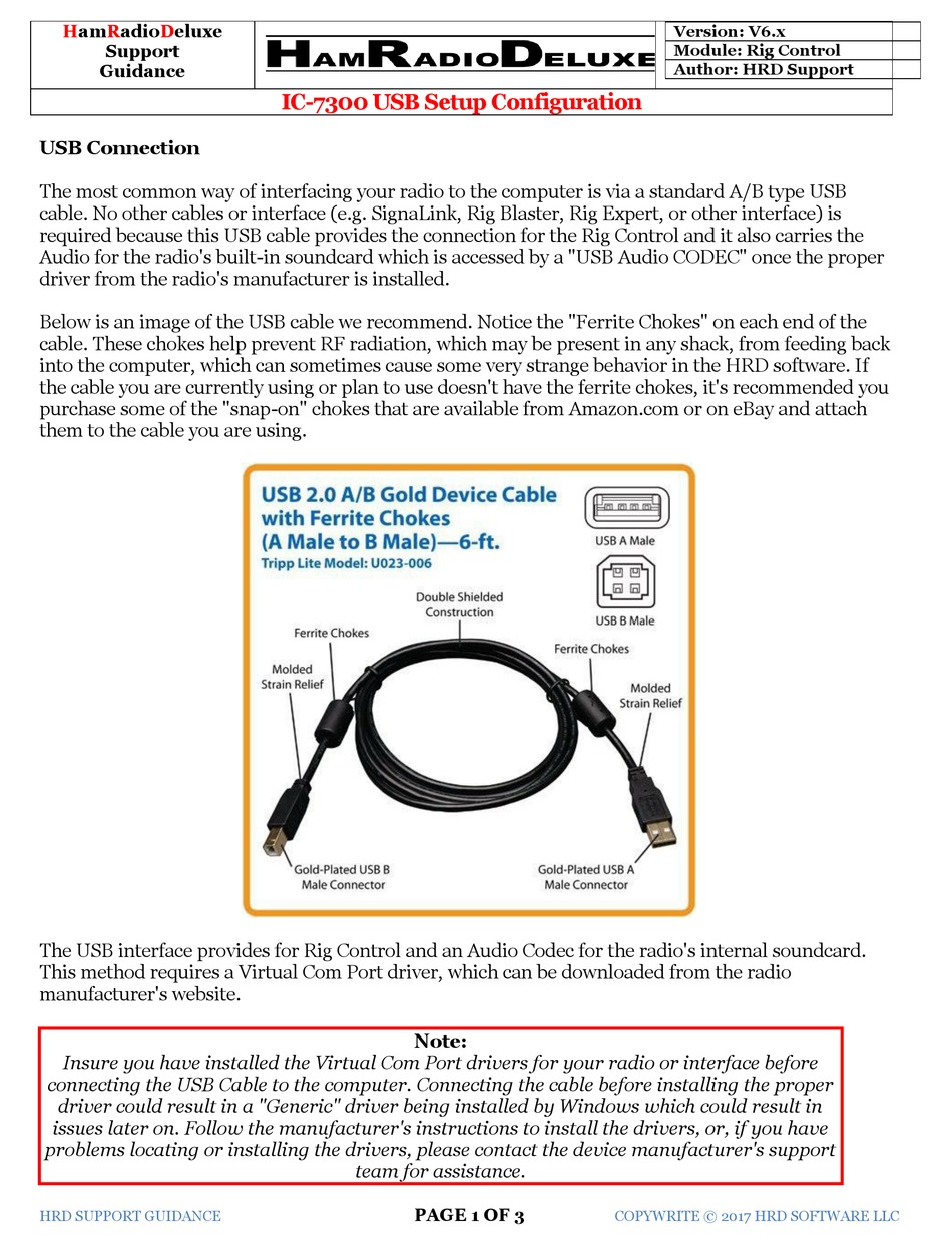 IC7300 SETUP / CONFIGURATION Pdf Download ManualsLib