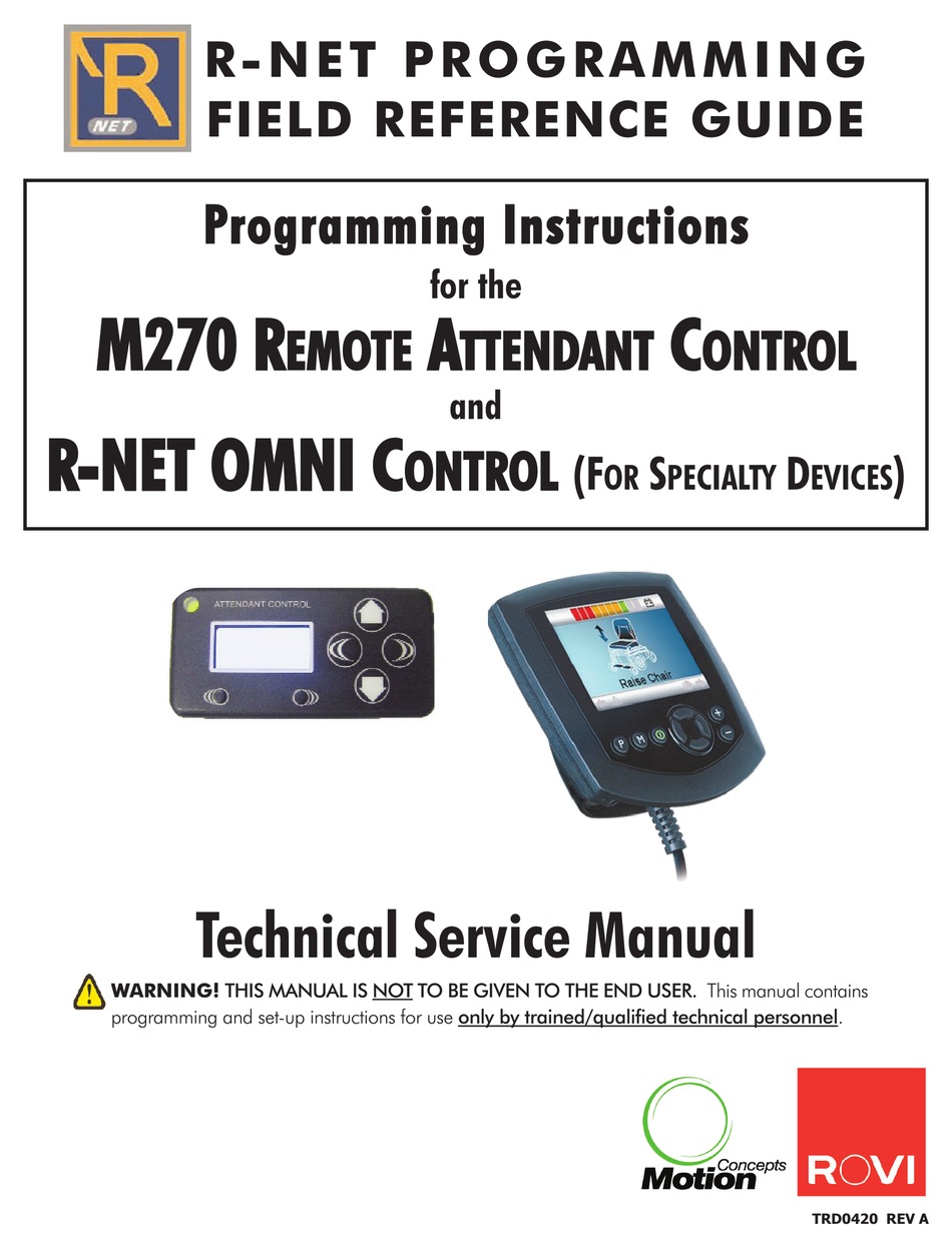 MOTION CONCEPTS M270 TECHNICAL & SERVICE MANUAL Pdf Download ManualsLib
