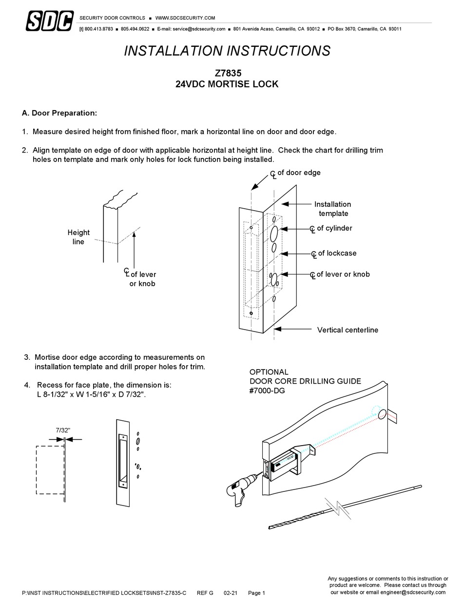 Sdc locks