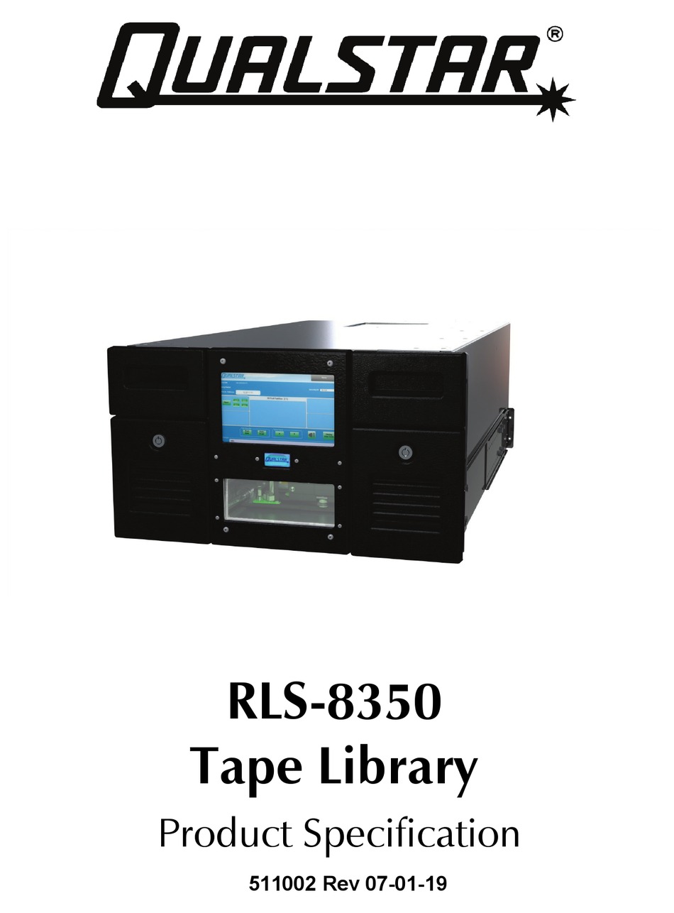 QUALSTAR RLS8350 PRODUCT SPECIFICATION Pdf Download ManualsLib