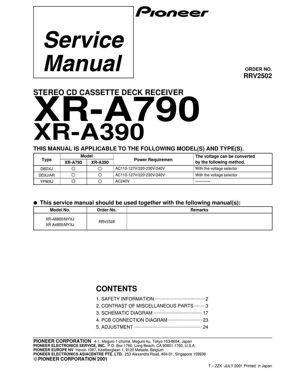 Схема pioneer gm x904