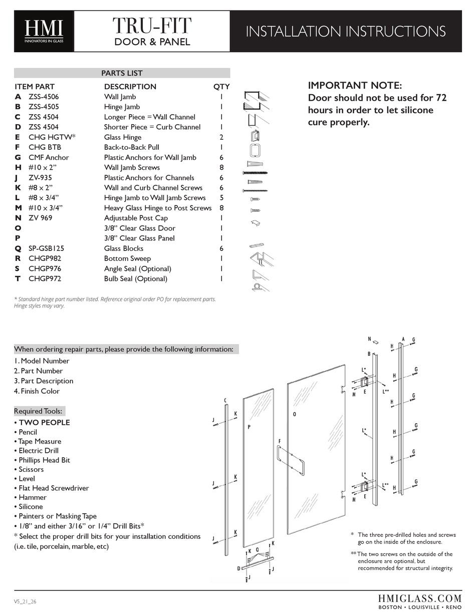 TRU SC-2125 INSTRUCTION MANUAL Pdf Download