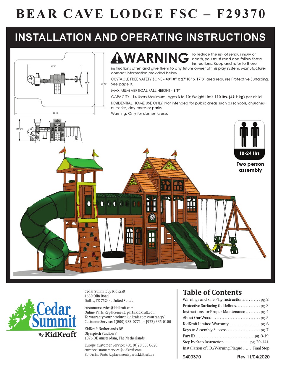 cedar summit by kidkraft bear cave lodge