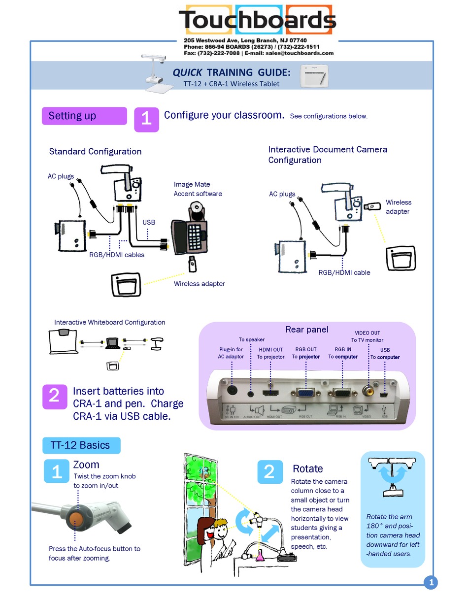 ELMO TT12 QUICK TRAINING MANUAL Pdf Download ManualsLib