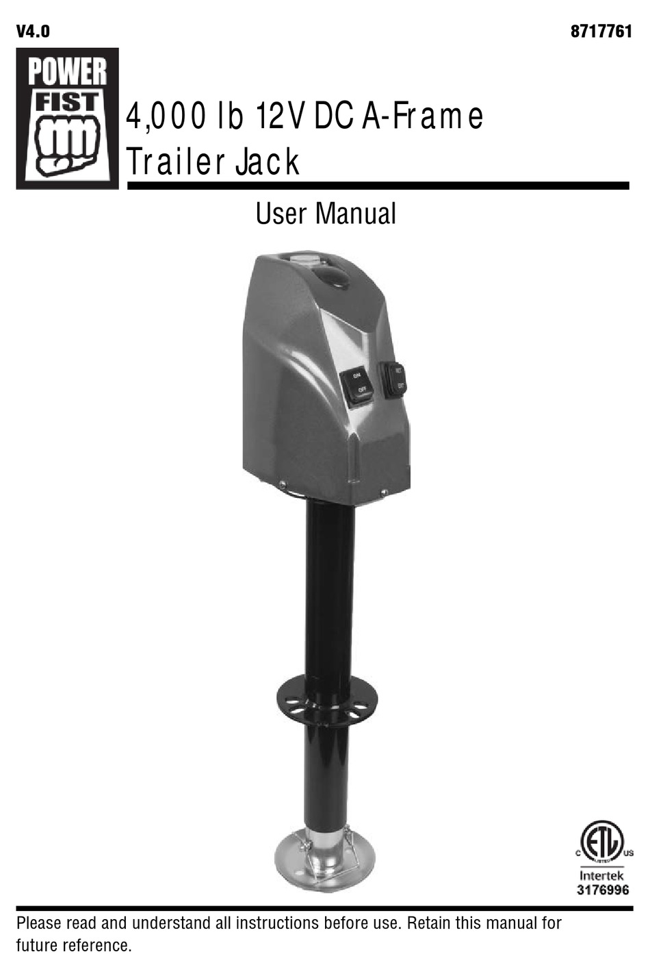POWER FIST 8717761 USER MANUAL Pdf Download ManualsLib
