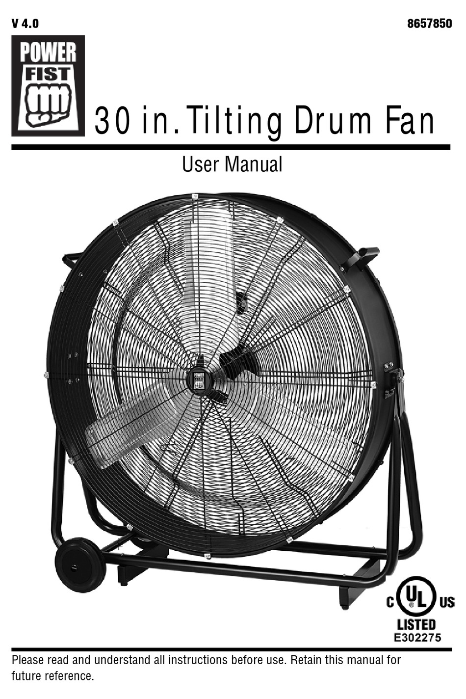 POWER FIST 8657850 USER MANUAL Pdf Download ManualsLib