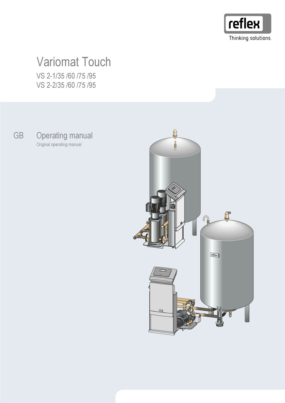 REFLEX VARIOMAT TOUCH VS 2-1/35 OPERATING MANUAL Pdf Download | ManualsLib