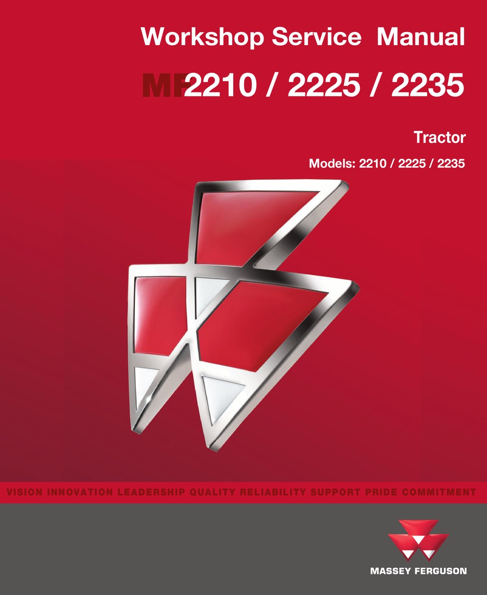 Massey Ferguson Mf2210 Service Manual Pdf Download Manualslib