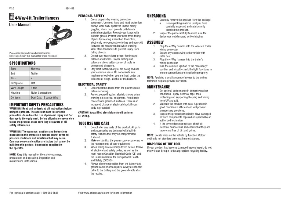 POWER FIST 8241408 USER MANUAL Pdf Download ManualsLib