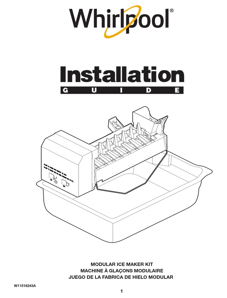 WHIRLPOOL MODULAR ICE MAKER KIT INSTALLATION MANUAL Pdf Download 