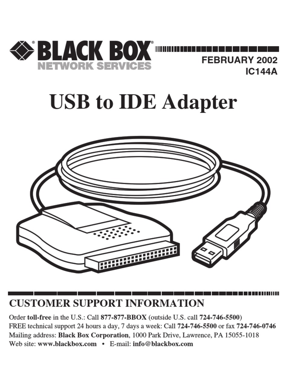 black-box-ic144a-manual-pdf-download-manualslib