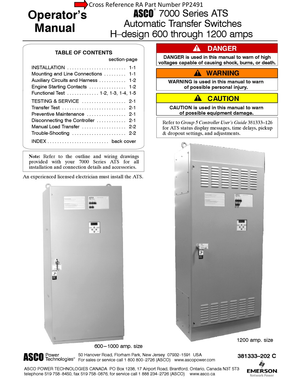 EMERSON ASCO 7000 SERIES OPERATOR'S MANUAL Pdf Download | ManualsLib  Asco Group 5 Controller Wiring Diagram    ManualsLib