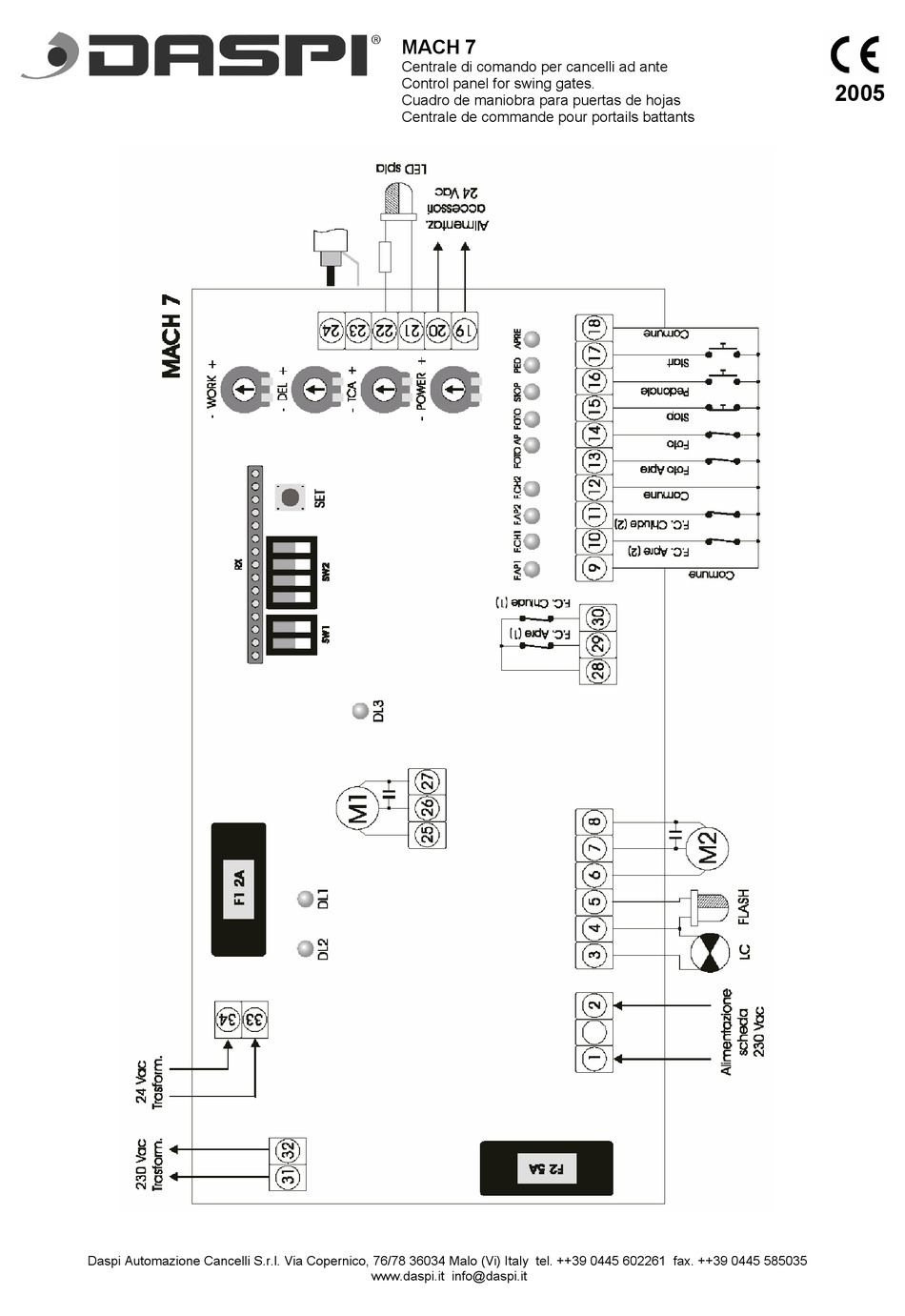 DASPI MACH 7 INSTRUCTION MANUAL Pdf Download | ManualsLib