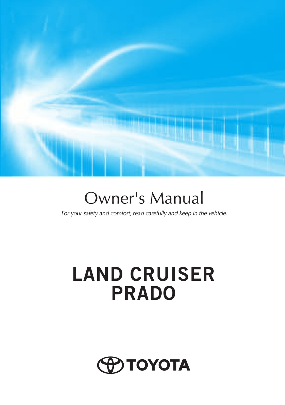 TOYOTA LAND CRUISER PRADO OWNER