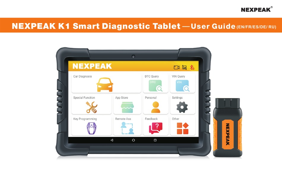 NEXPEAK K1 USER MANUAL Pdf Download | ManualsLib
