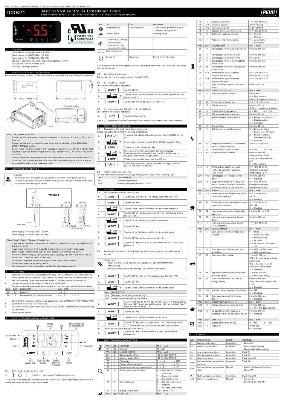 johnson-controls-penn-tc3b21-installation-manual-pdf-download-manualslib