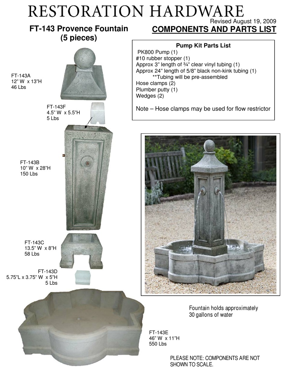 RESTORATION HARDWARE FT143 ASSEMBLY INSTRUCTIONS Pdf Download ManualsLib