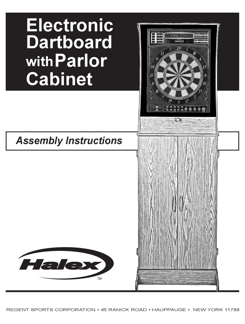 Regent halex dartboard manuals