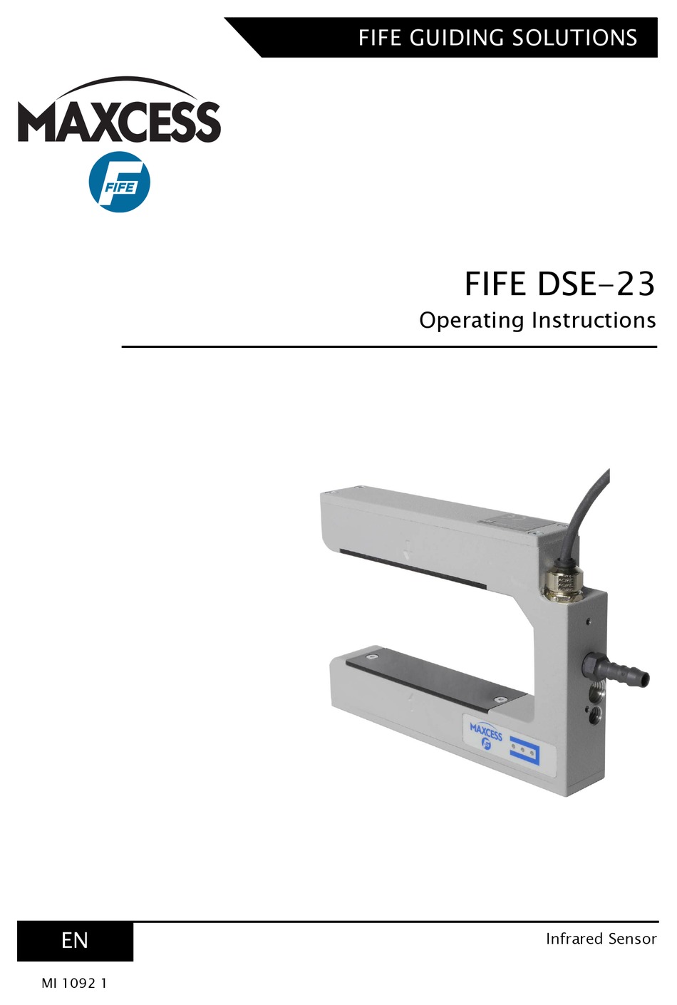MAXCESS FIFE DSE23 OPERATING INSTRUCTIONS MANUAL Pdf Download ManualsLib