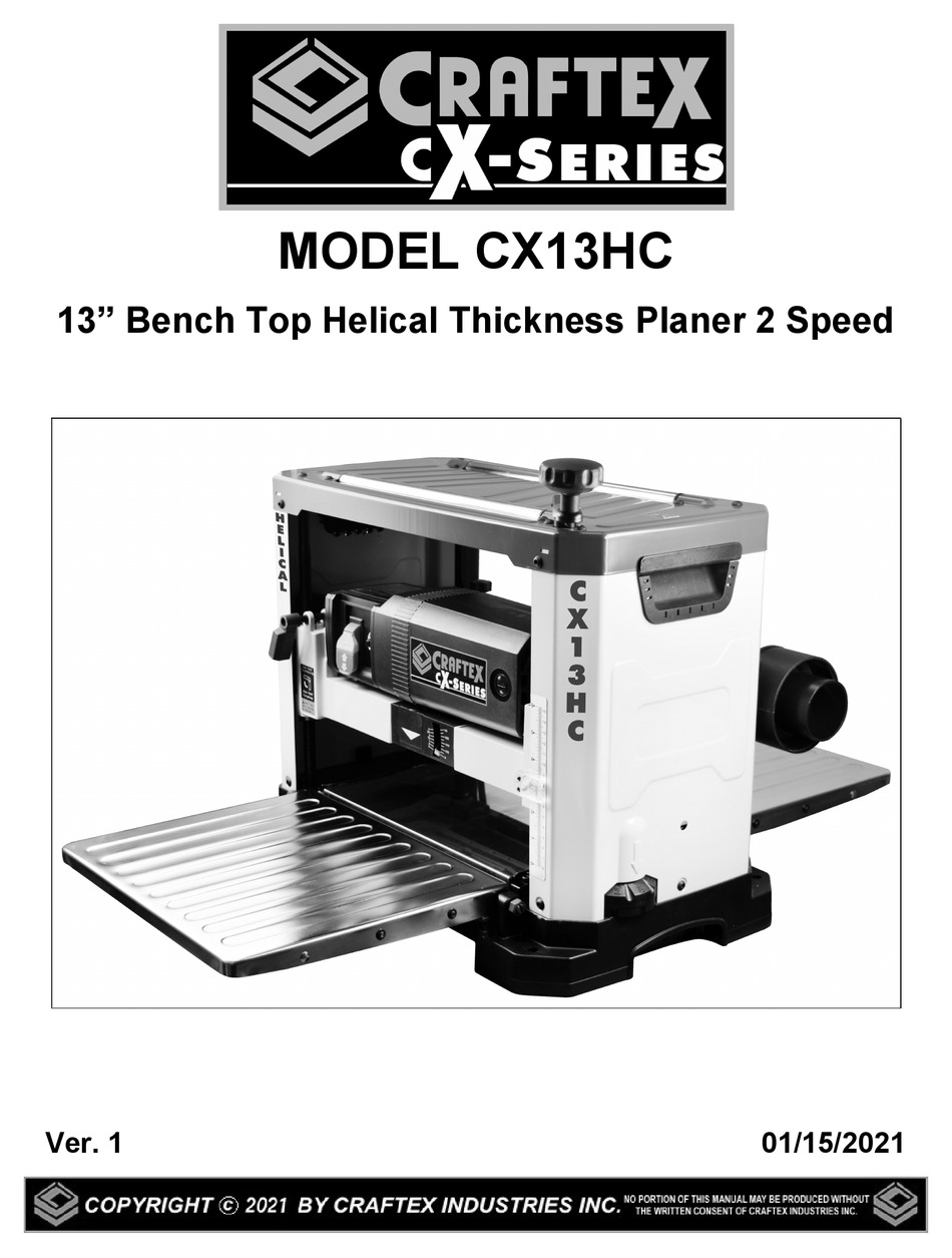 CRAFTEX CX SERIES INSTRUCTIONS MANUAL Pdf Download ManualsLib