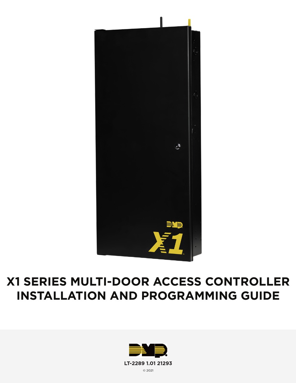 DMP ELECTRONICS X1 SERIES INSTALLATION AND PROGRAMMING MANUAL Pdf