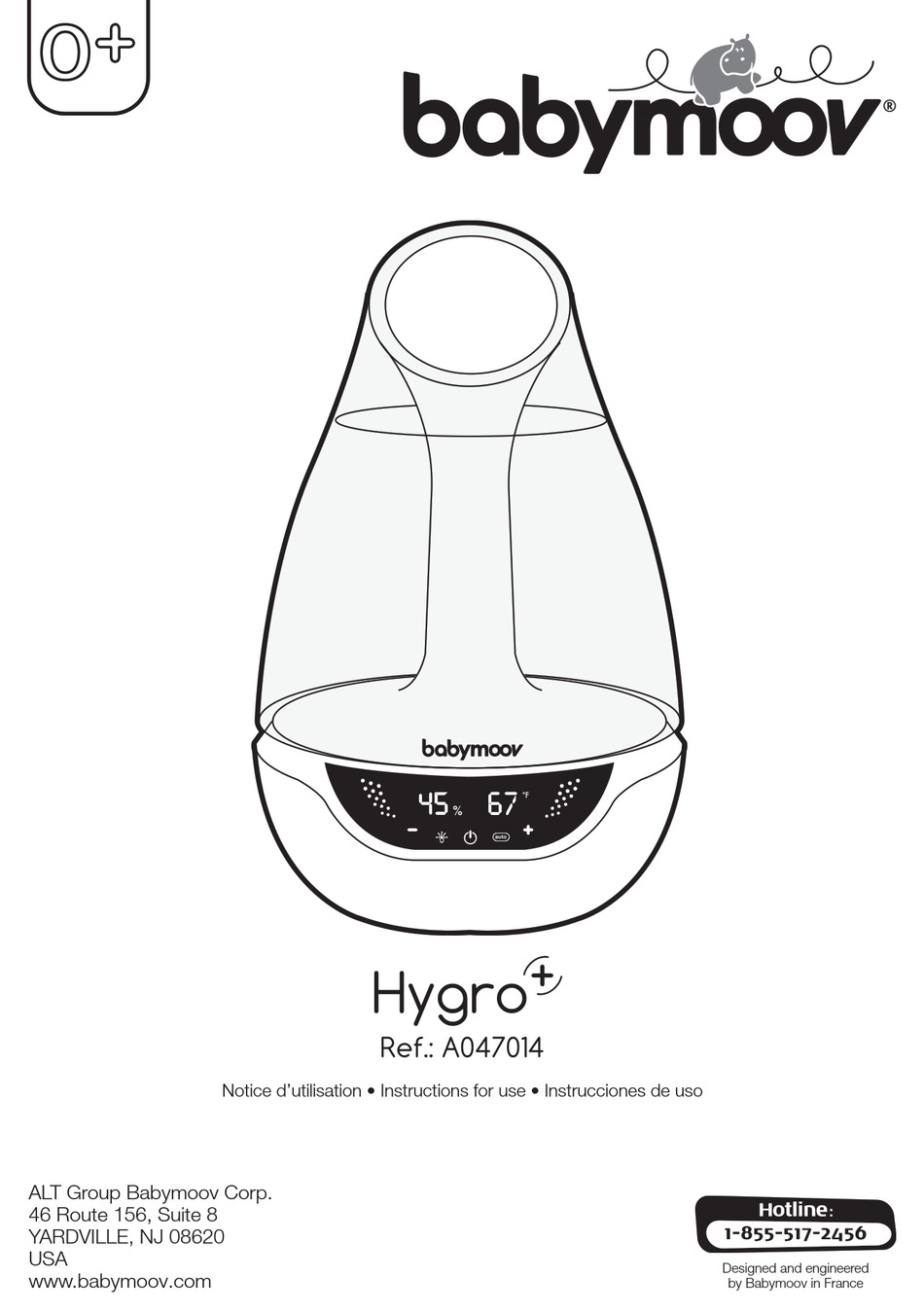 BABYMOOV HYGRO+ A047014 INSTRUCTIONS FOR USE MANUAL Pdf Download