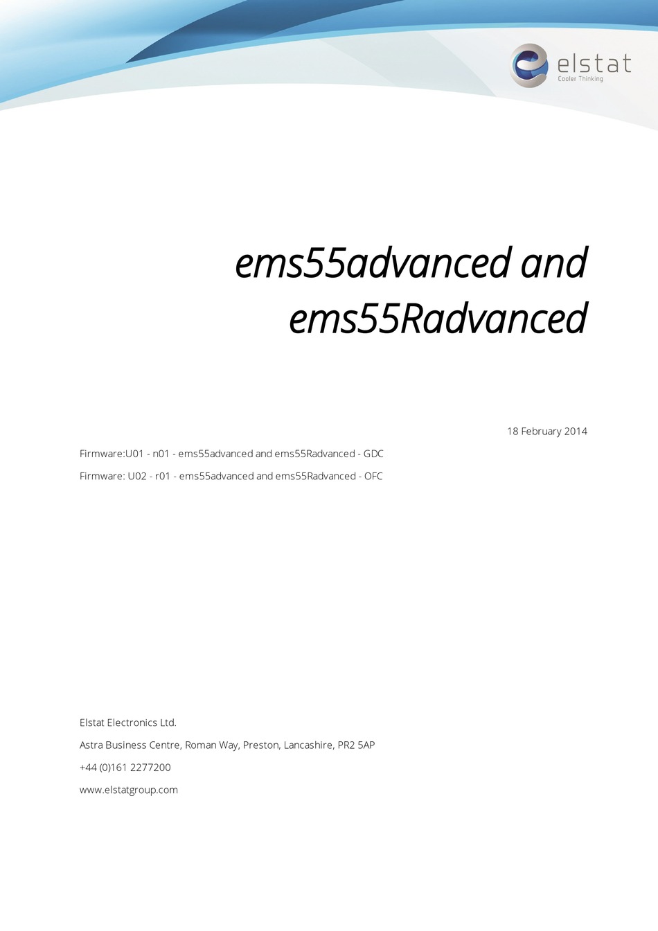 ELSTAT EMS55ADVANCED MANUAL Pdf Download ManualsLib