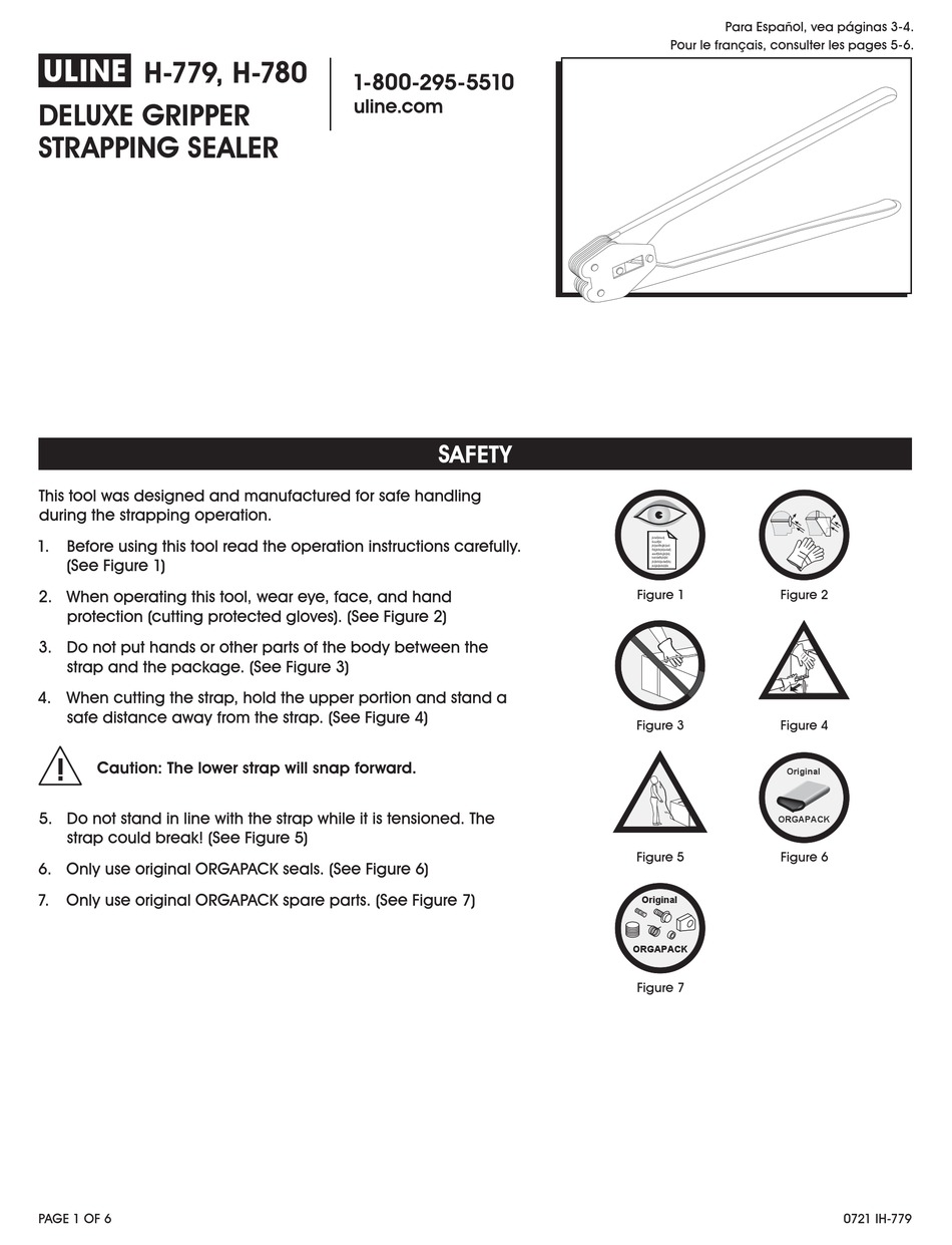 ULINE DELUXE H779 QUICK START MANUAL Pdf Download ManualsLib