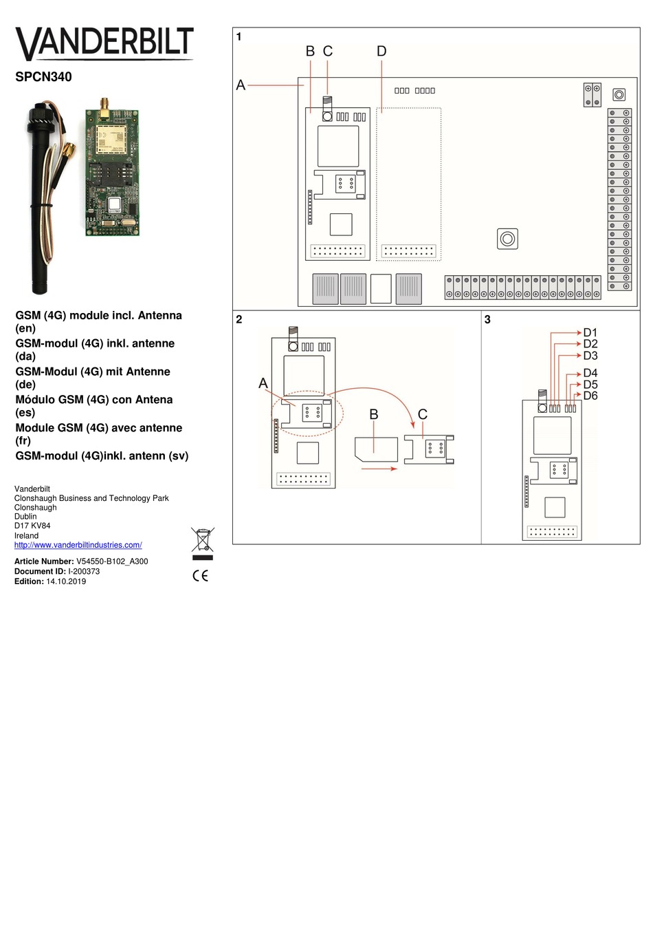VANDERBILT SPCN340 INSTRUCTIONS MANUAL Pdf Download ManualsLib